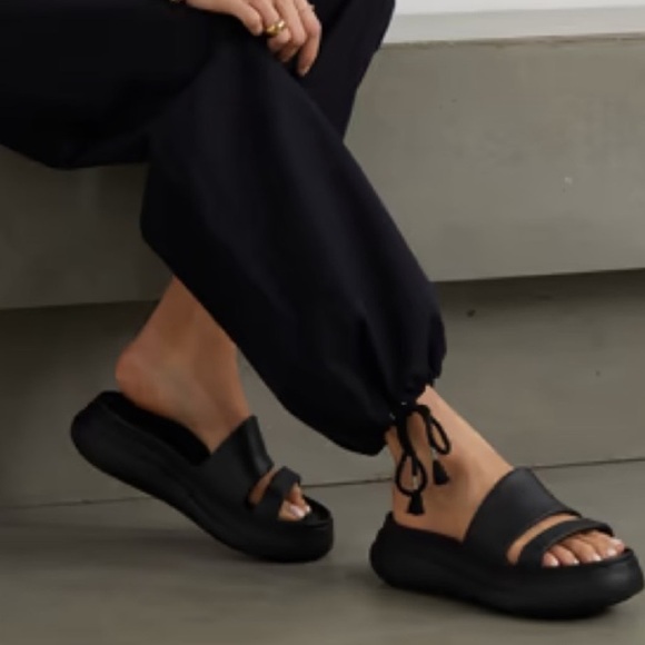 Rag & Bone Brixley Black Platform Slide Sandals Size 37 / 7 - Picture 11 of 11